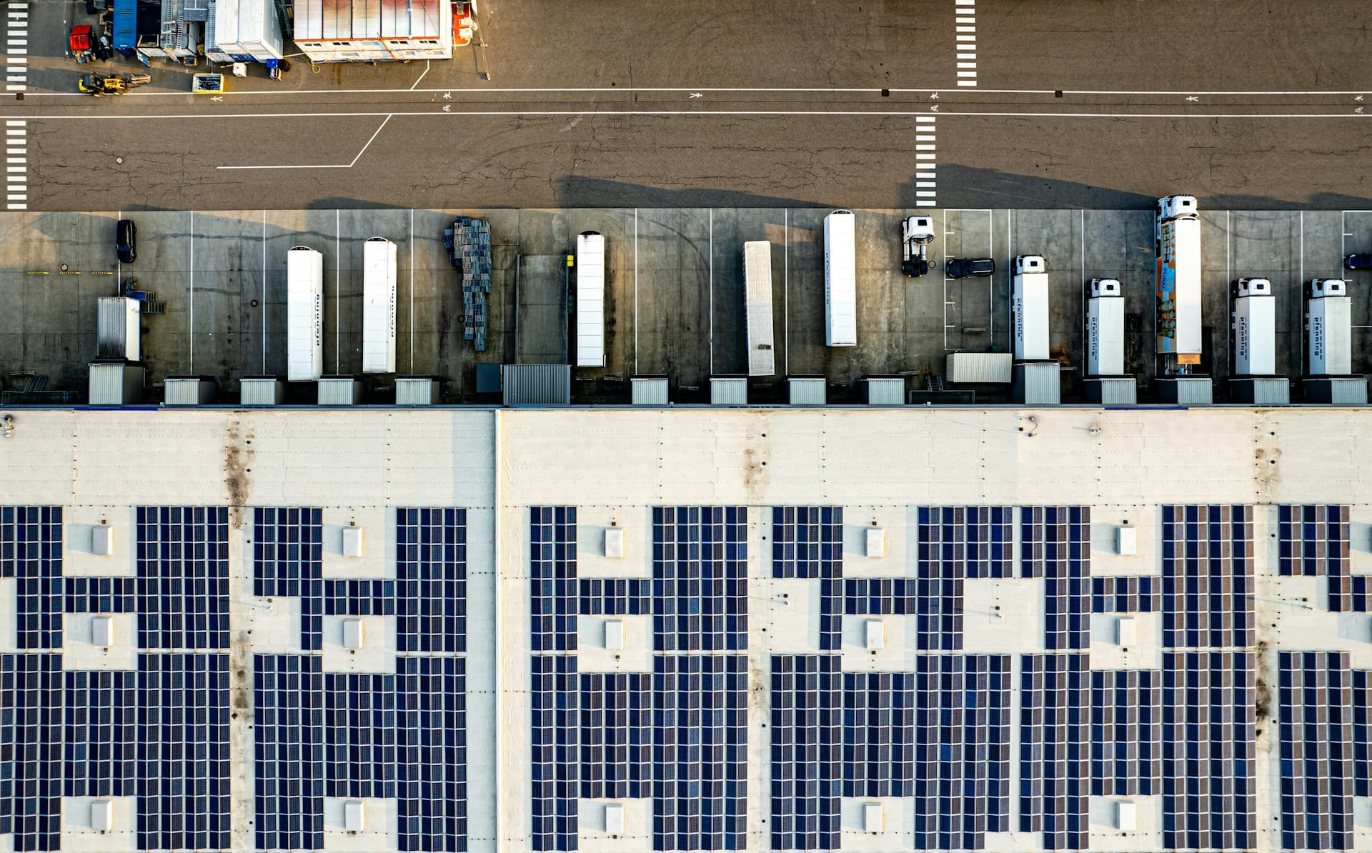 Commercial solar installation